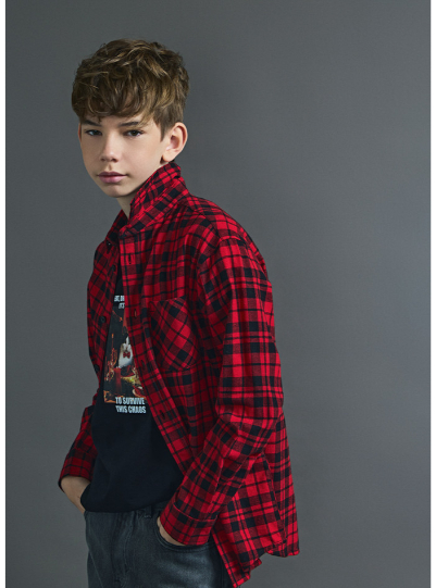 Рубашка в клетку