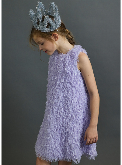 Сиреневое платье