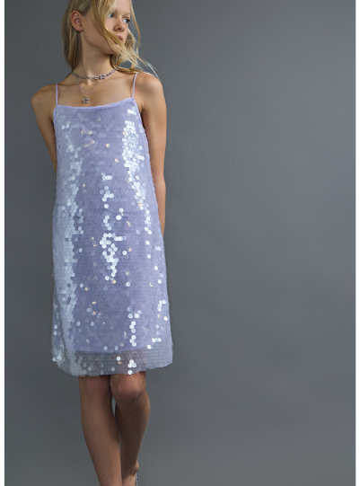 Платье с пайетками