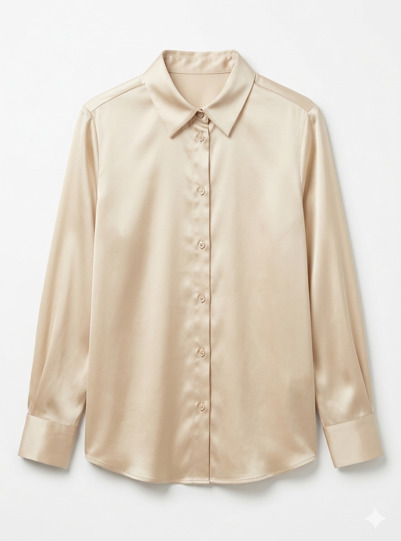 Сатиновая рубашка